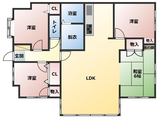 アーバン都城の間取り
