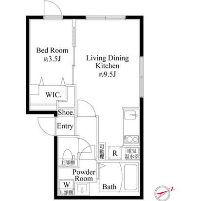 【間取り】 | ＣＡＳＡ　ＰＩＡＺＺＡ　浅草蔵前