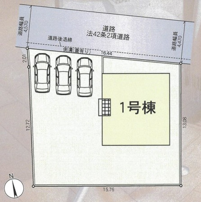 【区画図】 | クレイドルガーデン甲斐市龍地第5　1号棟 | 区画図