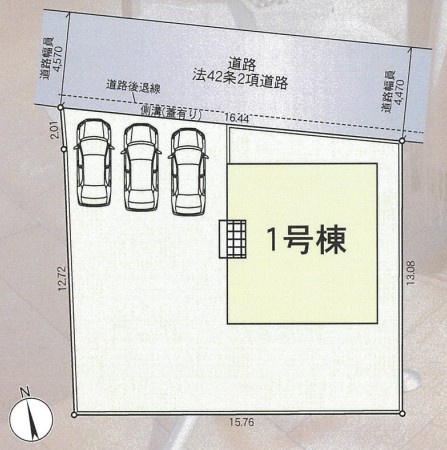【区画図】 | クレイドルガーデン甲斐市龍地第5　1号棟 | 区画図