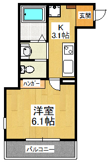 Nグランツ押切の間取り