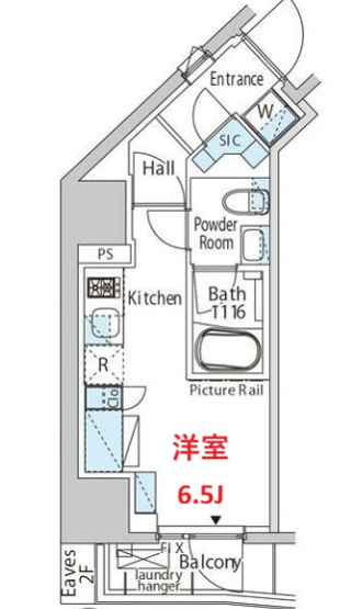【間取り】 | バウスフラッツ品川キャナルサイド