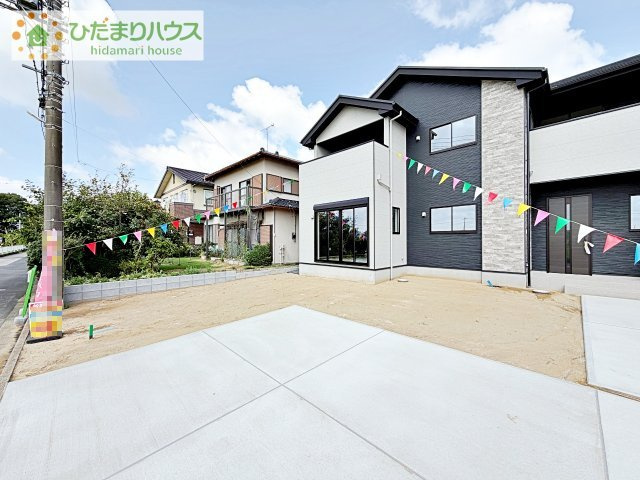 【庭】 | つくばみらい市谷井田10期　新築戸建 | お庭付物件になります！お庭遊びや、プールなどお子様も大喜び(^^)