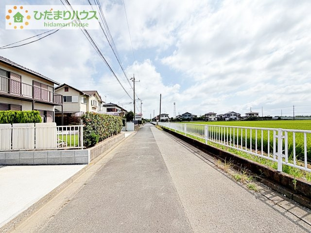 【前面道路含む現地写真】 | つくばみらい市谷井田10期　新築戸建 | ライフライン引き込み済み！