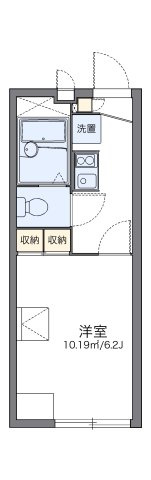 レオパレスＮＡＫＡＤＡの間取り