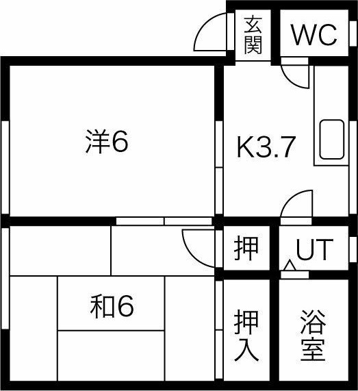 グリーンハイツの間取り