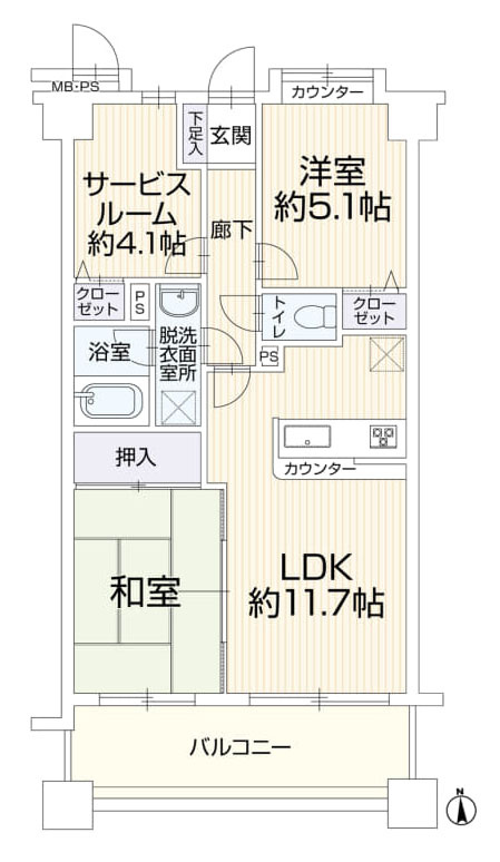 日野市神明２丁目の中古マンション
