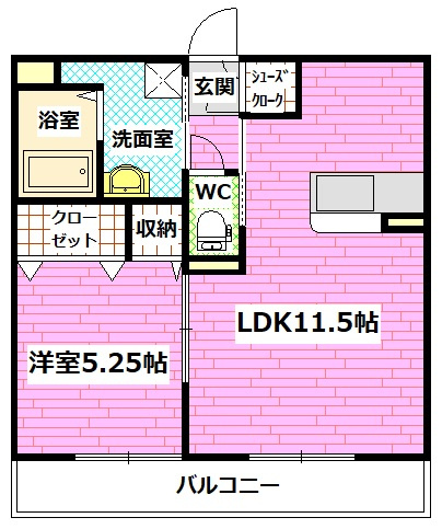 ソルフローラの間取り