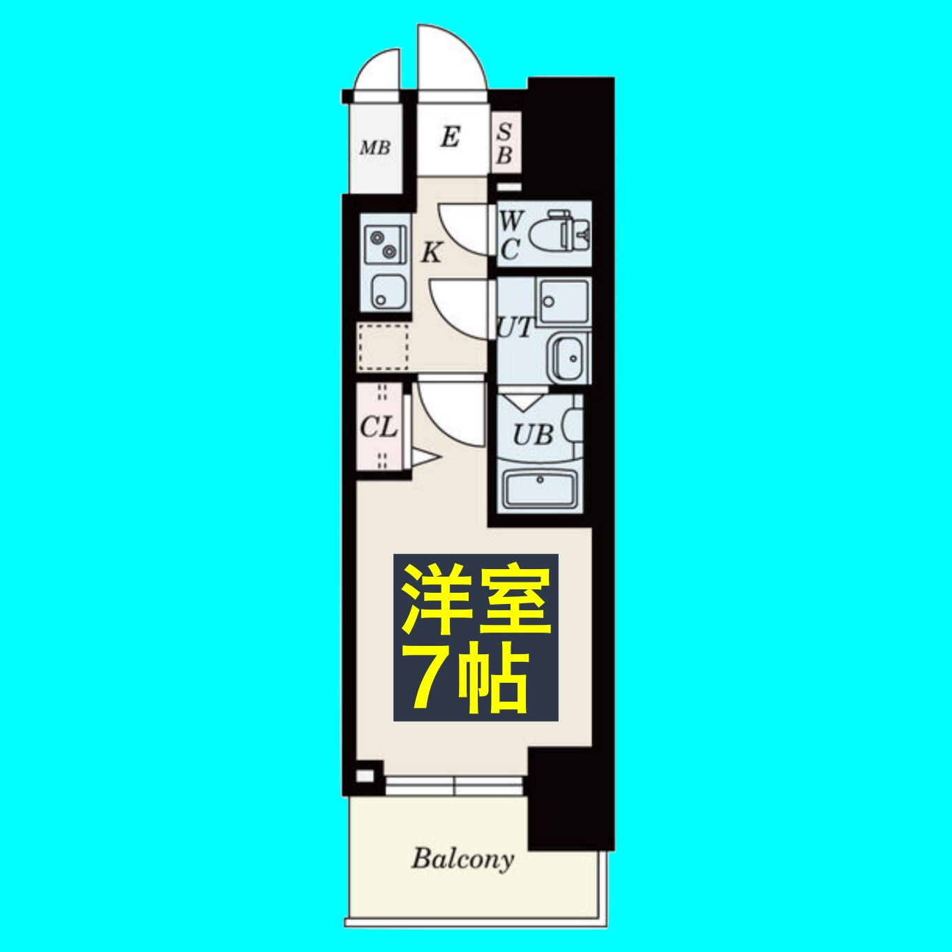 S-RESIDENCE上前津駅前の間取り