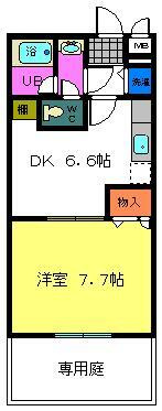 【間取り】 | フジパレス式内町Ⅲ番館