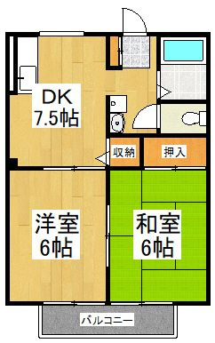 ヴィレッジⅡの間取り