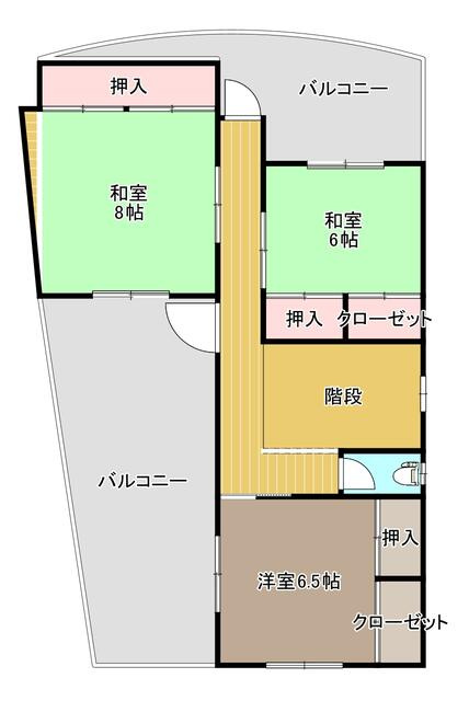 蒲原売事務所の間取り