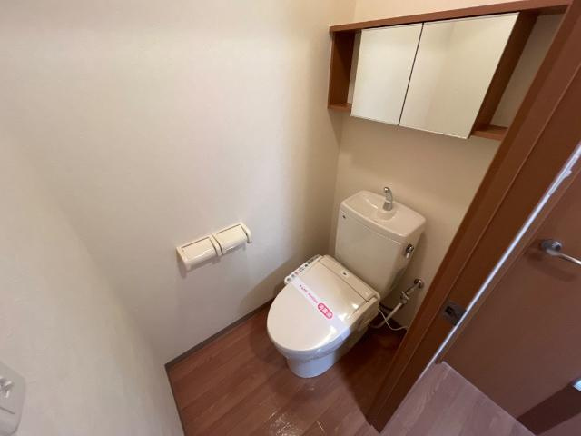 ソレイユ鉄屋のトイレ|シャワー付トイレ