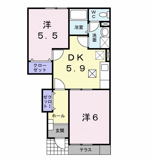 マックスシティⅠの間取り