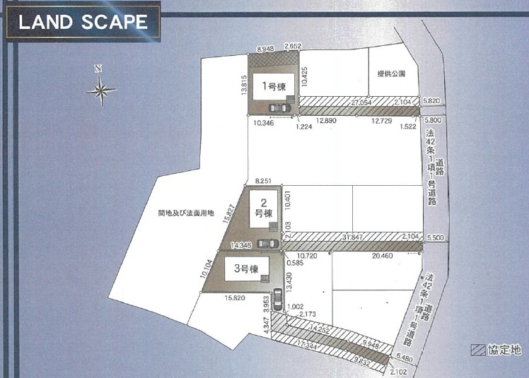 千葉市稲毛区萩台町第１の区画図