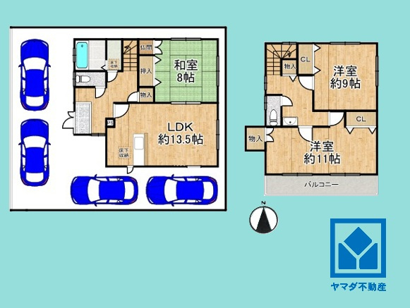 尼崎市築地２丁目の間取り