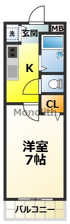 ラパス高倉台の間取り