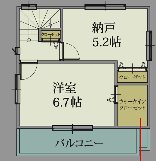 川越市脇田新町第2期の間取り|3F