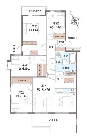 ヒルトップコートきらめきの街３番館
