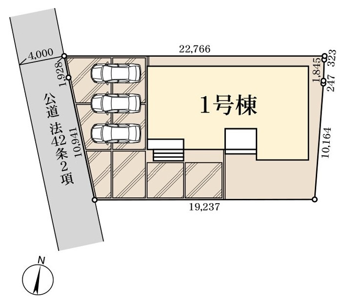 Livele Garden.S　行田桜町の区画図|図面と現況が異なる場合、現況を優先とします。