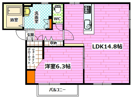 アンシャンテの間取り