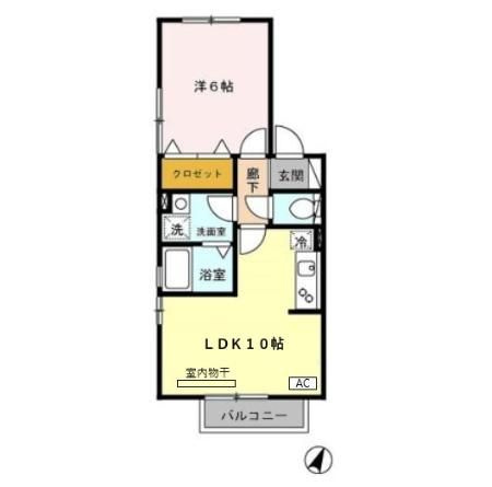 【間取り】 | リヴェールB(リヴェールビー)
