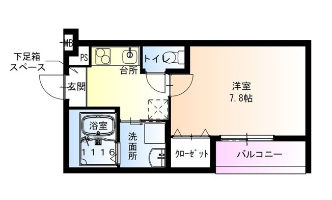 【間取り】 | フジパレス泉大津駅西