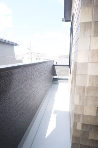 郡山市安積町笹川字中ノ渡戸　　　　2号棟　　　安積第3小学校、安積第2中学区のバルコニー|北側バルコニー