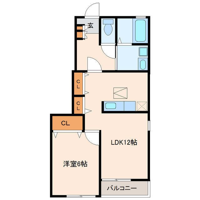 フルハウスＡ棟の間取り