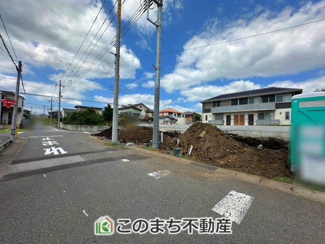 CRADLEGARDEN宇都宮市中岡本町第11の前面道路含む現地写真|前面道路含む現地写真