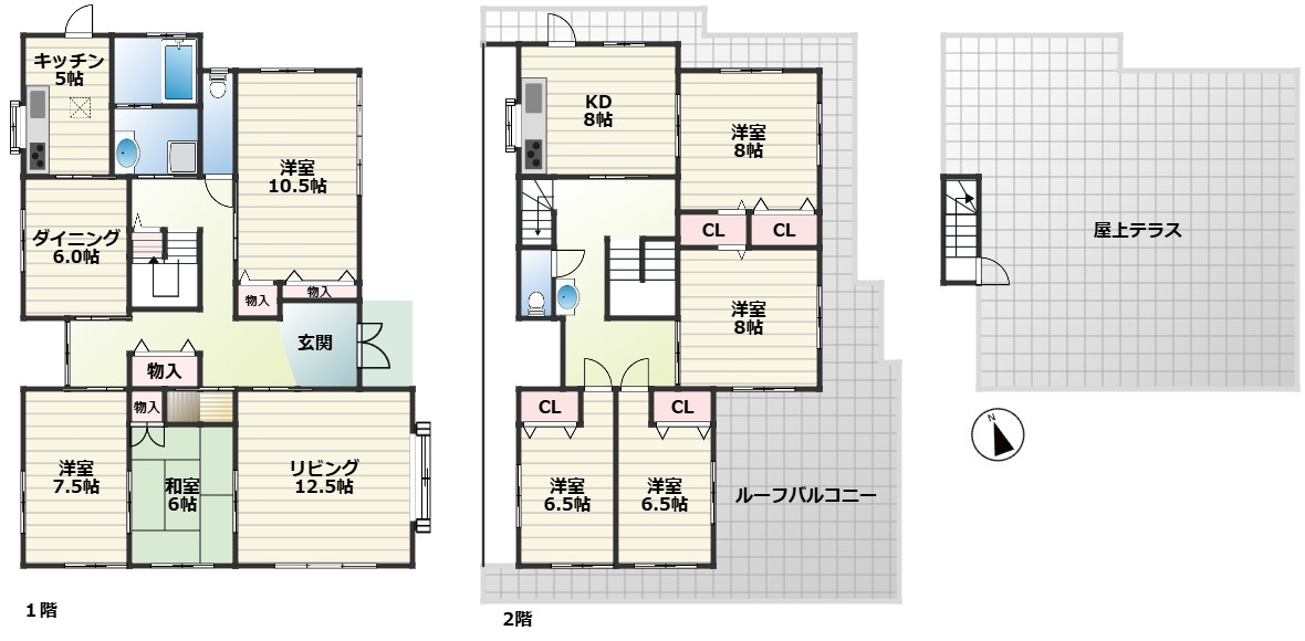 岡崎市茅原沢町字茅生｜名古屋市の戸建ならホームアップの間取り