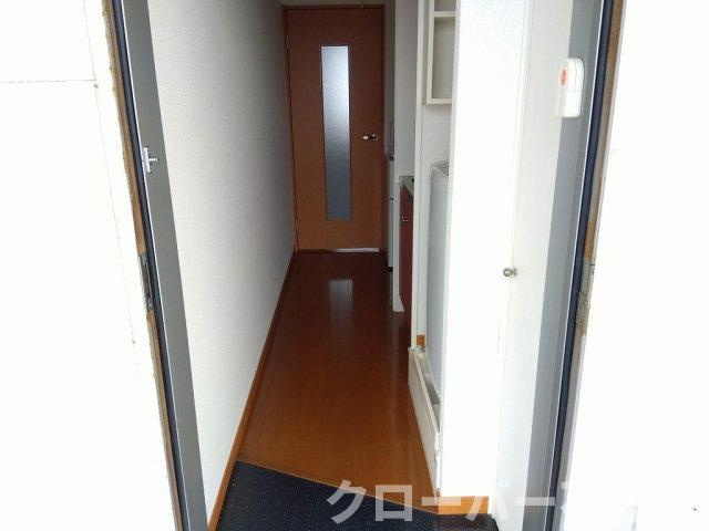 レオパレスルートイレブンの玄関