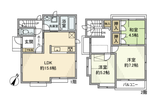 船橋戸建の間取り