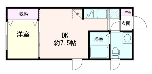 エムズ南雪谷の間取り|間取りです。