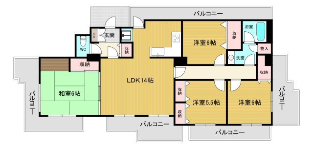 【間取り】 | ロイヤルメゾン甲陽園2