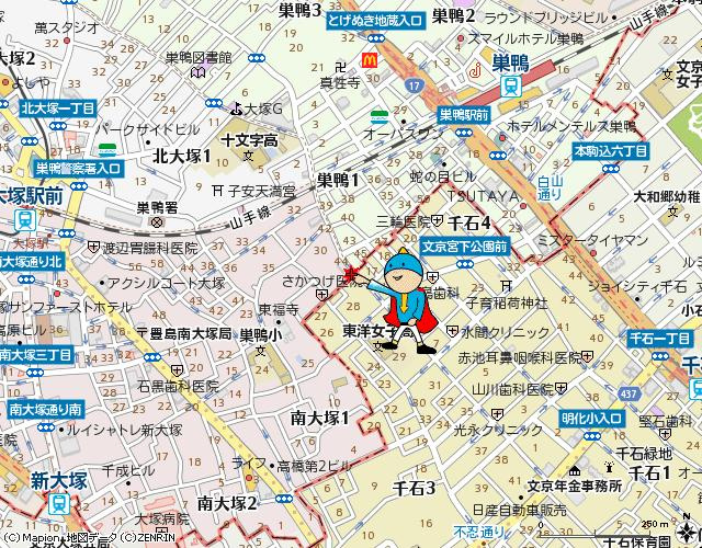 メゾンユーキの地図