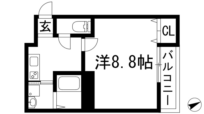 【間取り】 | フジパレス西宮段上町