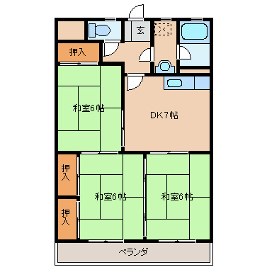 第2オーキットビルの間取り
