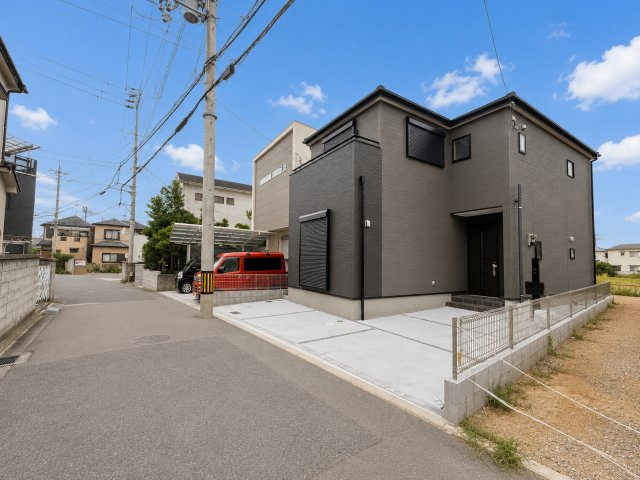 リーブルガーデン岸和田市八幡町２期の前面道路含む現地写真|前面道路含む現地写真です