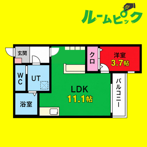 storia日比野　名古屋市賃貸　仲介手数料無料の間取り