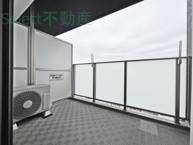 パルティール大曽根のバルコニー