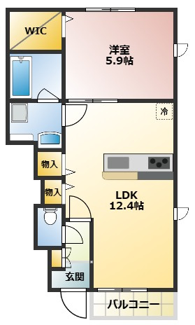 【間取り】 | １ＬＤＫの間取りです！