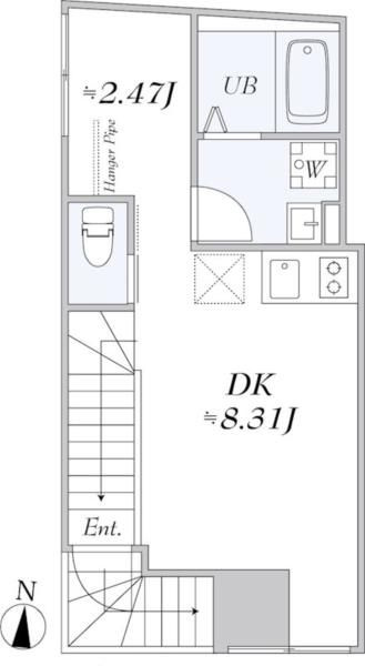 ＬａＬａ　ＣＵＢＥの間取り