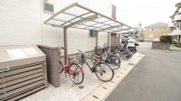 屋根付自転車置き場