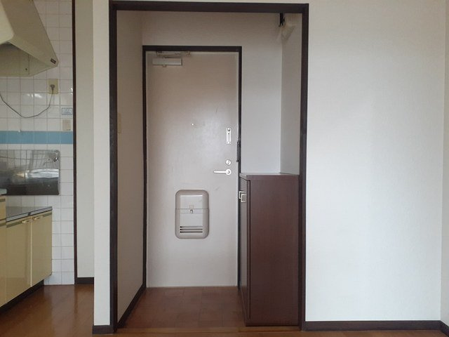落ち着いた玄関です