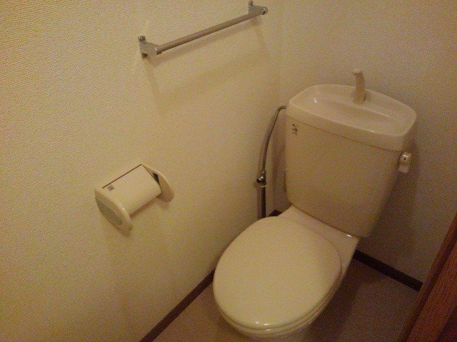 ゆったりとした空間のトイレです