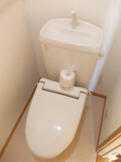 ゆったりとした空間のトイレです
