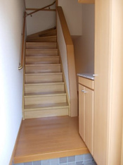 シンプルで使いやすい玄関です