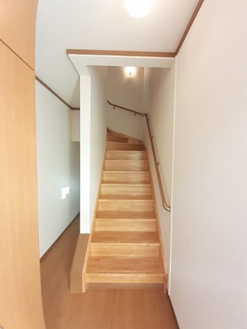 明るい玄関です