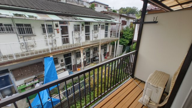 陽当たり良好なバルコニーです